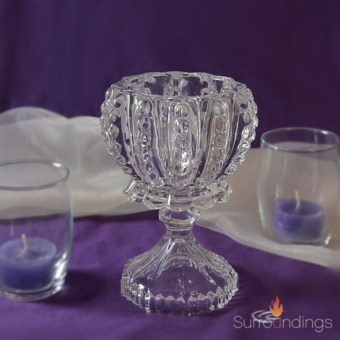 Glass Lace Vase
