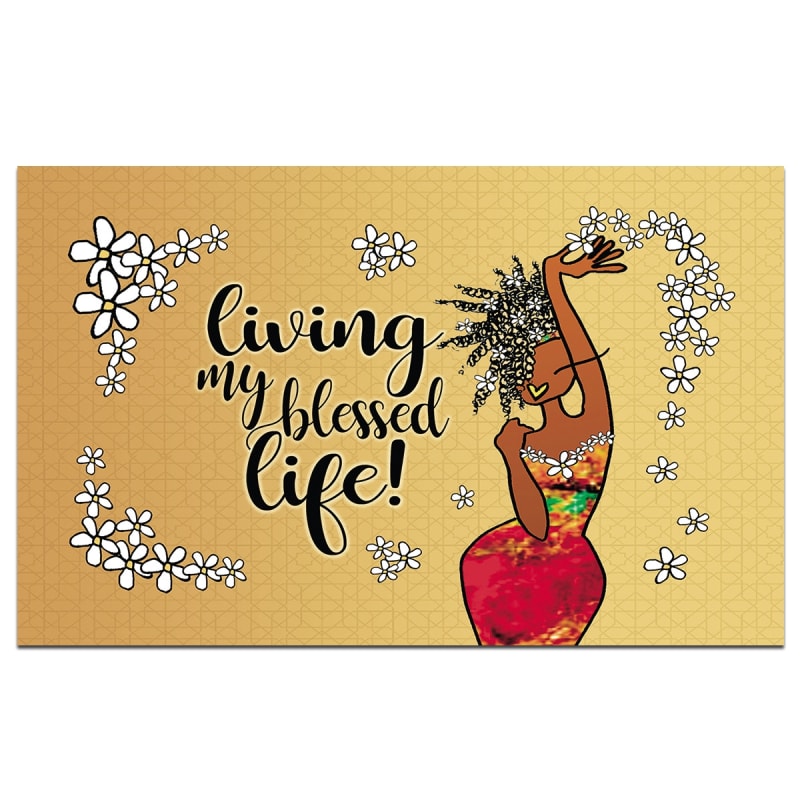 AFRO DECO FLOOR MATS