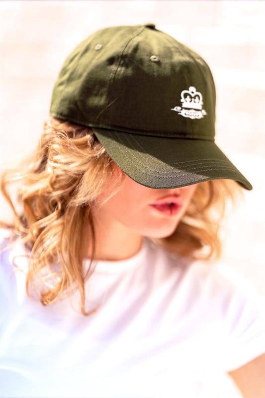 Eco Crown Logo Hat - Olive Green