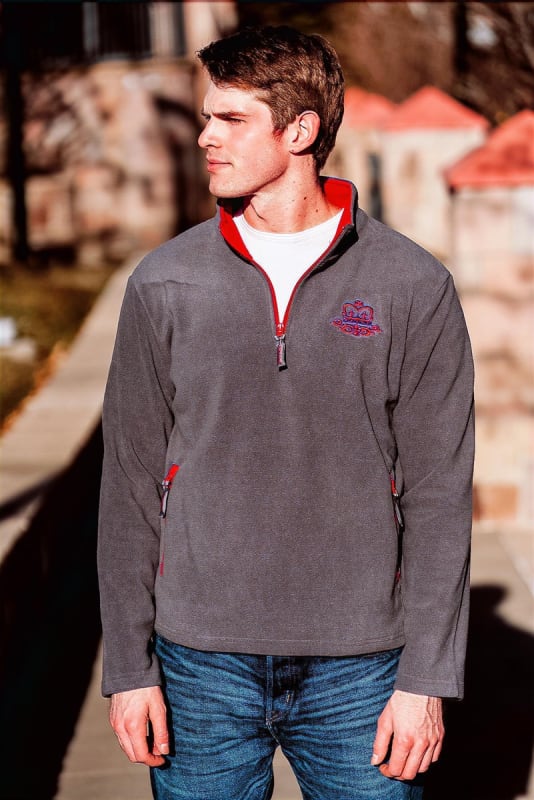 M's Elbert 1/4-Zip Fleece Pullover - Alloy Gray