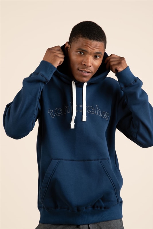 M's Supersoft Embroidered Logo Hoodie - Navy