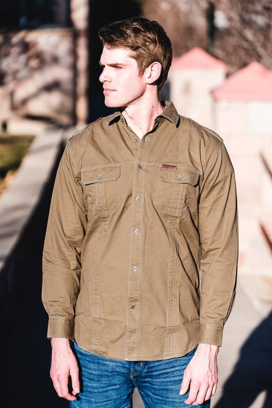 M's Tactical outdoor UPF Shirt - Loden