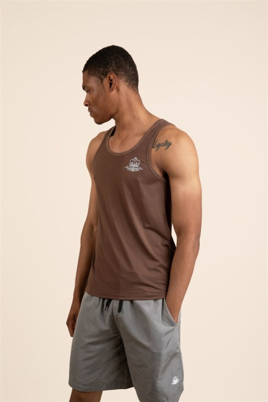 M's High Performance Quick Dry Tank  - Espresso Brown