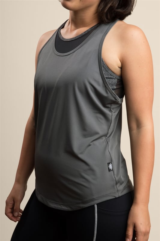 Women's Performance Tank - Charcoal