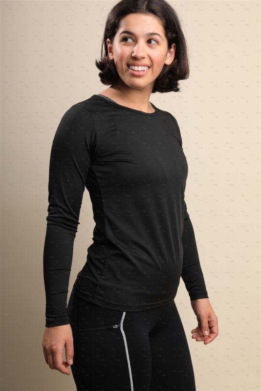 W's Ultralight Long-Sleeve Tee - Black