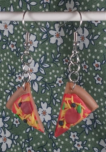 Pizza Earrings