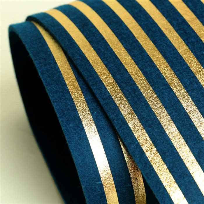 Gold Stripe Peacock - 3mm