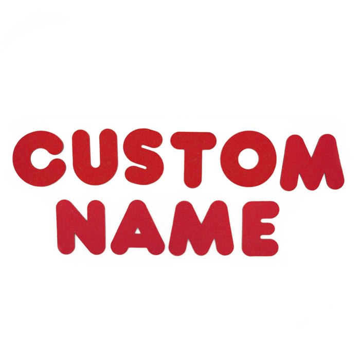 Custom Felt Letter - Red