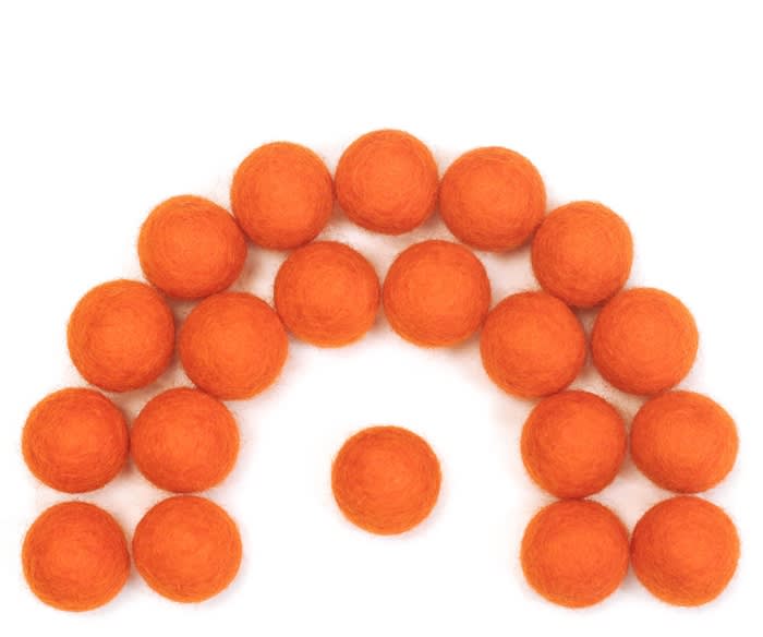 Dark Orange Felt Dark Orange Felt