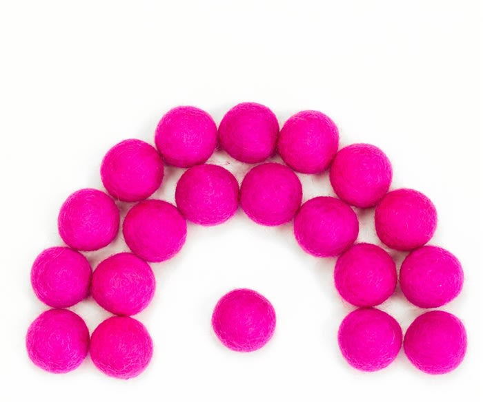 Felt Balls -  Tutti Frutti