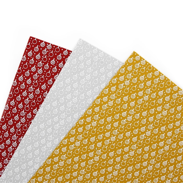 Christmas Ornament Printed Felt