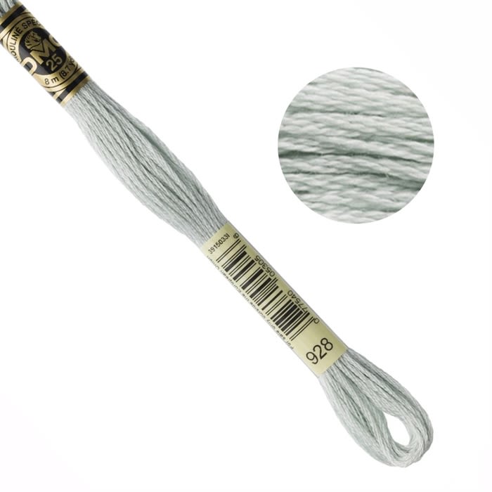 DMC Embroidery Floss - Mint n Chip (928)