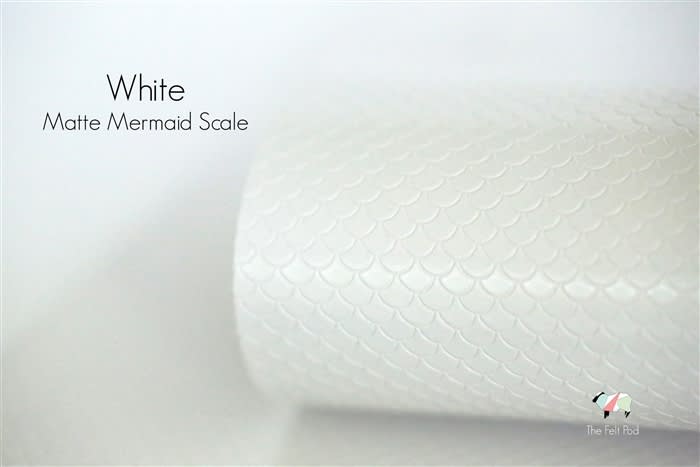 Matte Mermaid Scale - White