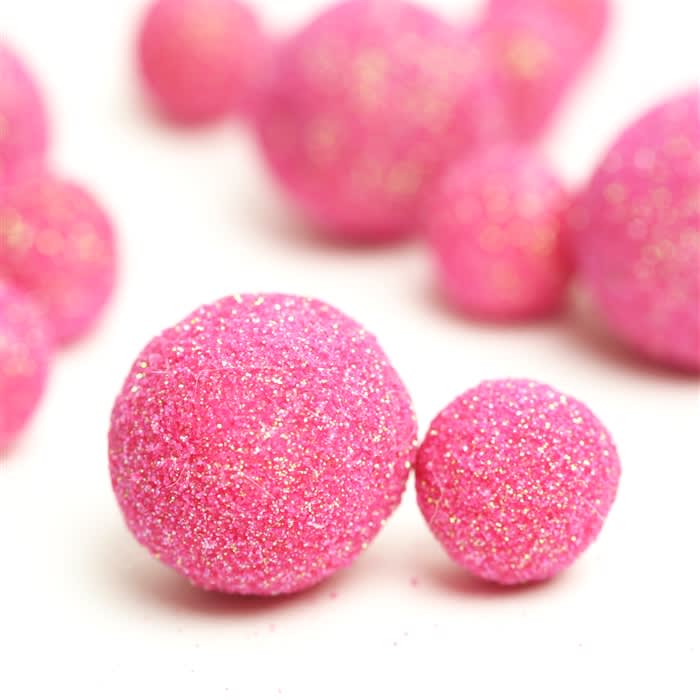 Bubble Gum Pink Glitter Felt - American Felt & Craft