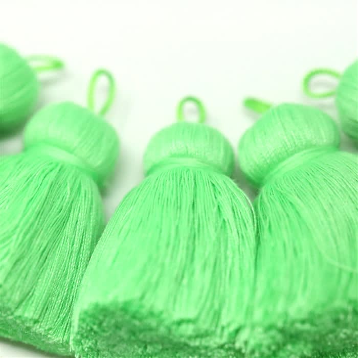 J40 Electric Mint Tassel