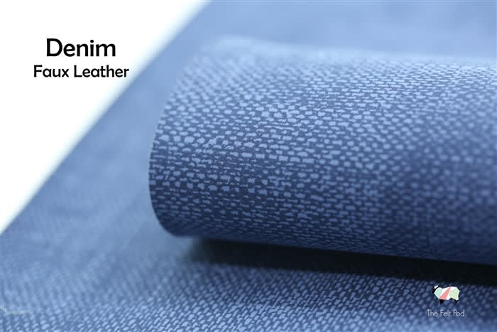 Denim Faux Leather