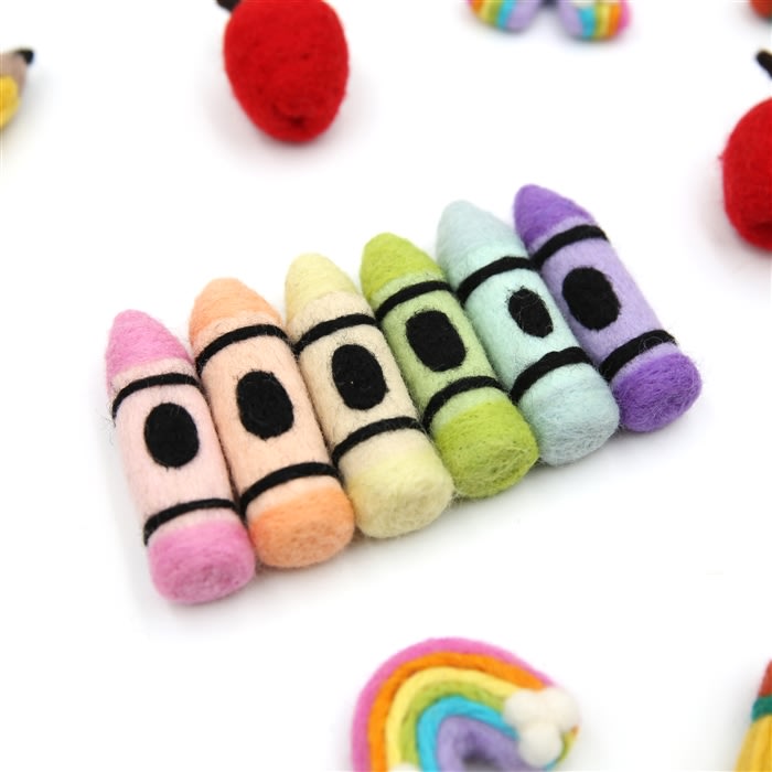 Pastel Felt Crayons