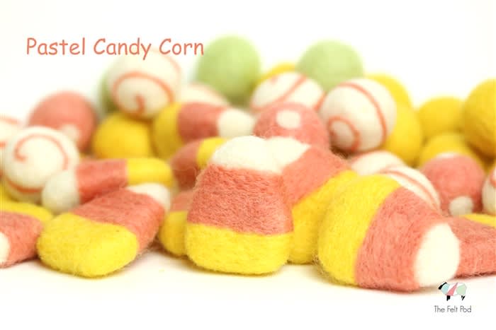 Pastel Candy Corns - 10 Per Pack