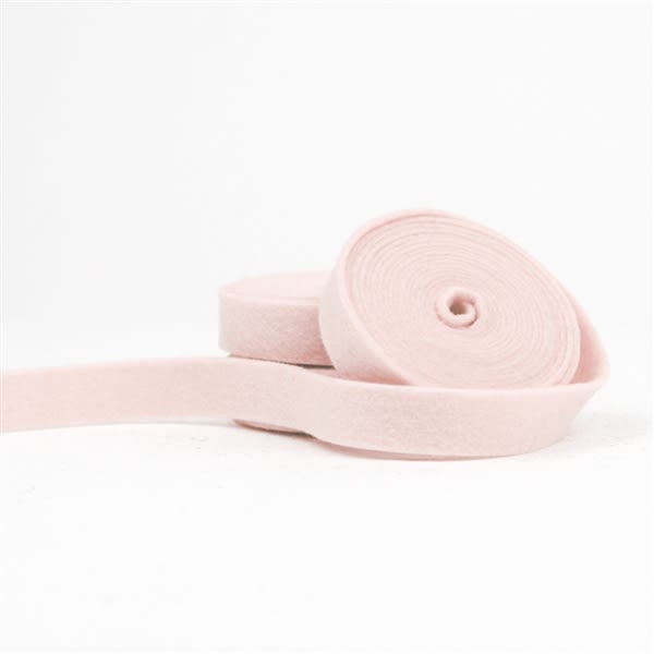 Light Pink Wool Felt Ribbon