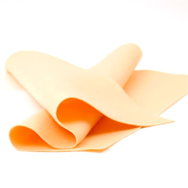 Apricot Wool Felt Sheet