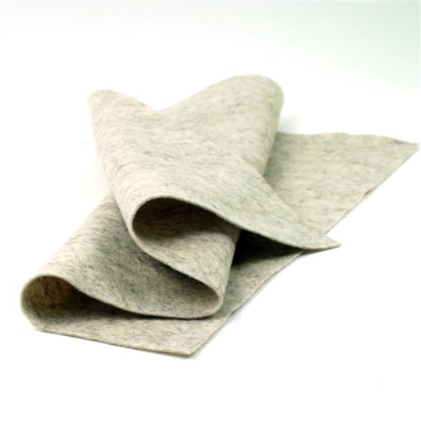 Heather Beige Wool Felt Sheet