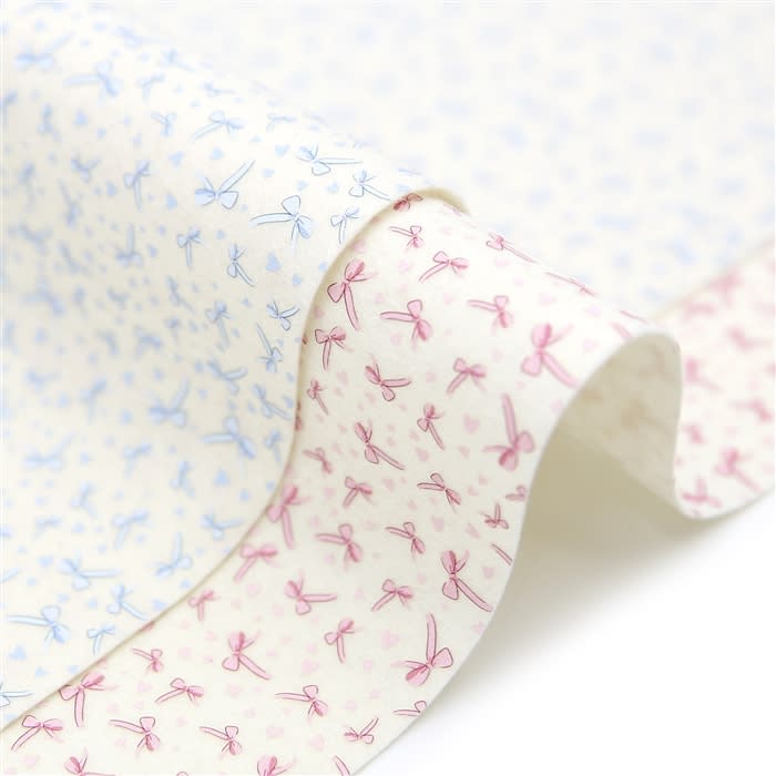 Sweetheart Bows Printed Felt