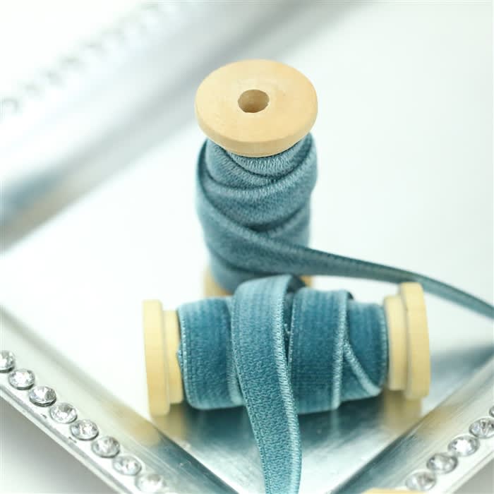 Velvet Ribbon Vintage Blue