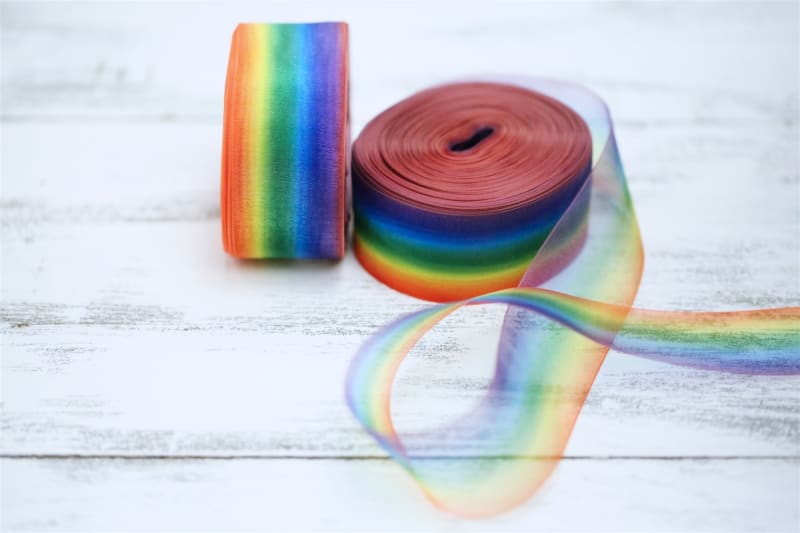 Sheer Rainbow Ribbon