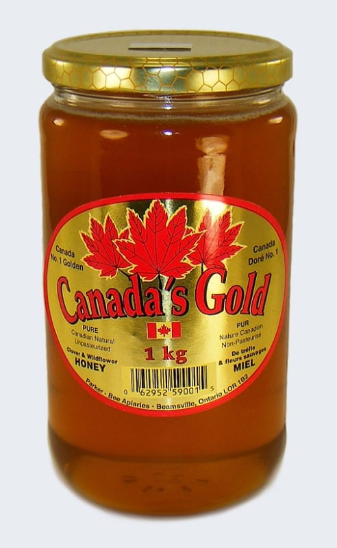 Clover & Wildflower Honey, Ontario 500 g glass jar