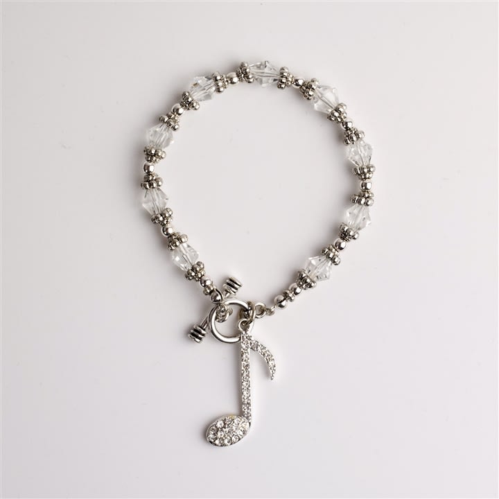 Chain Of Treble Clefs Bracelet at The Music Stand