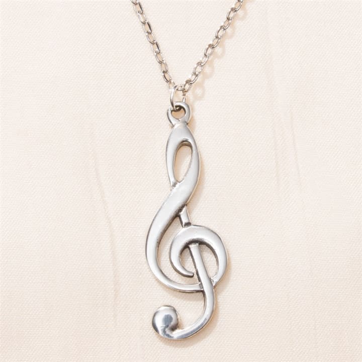 Chain Of Treble Clefs Bracelet at The Music Stand