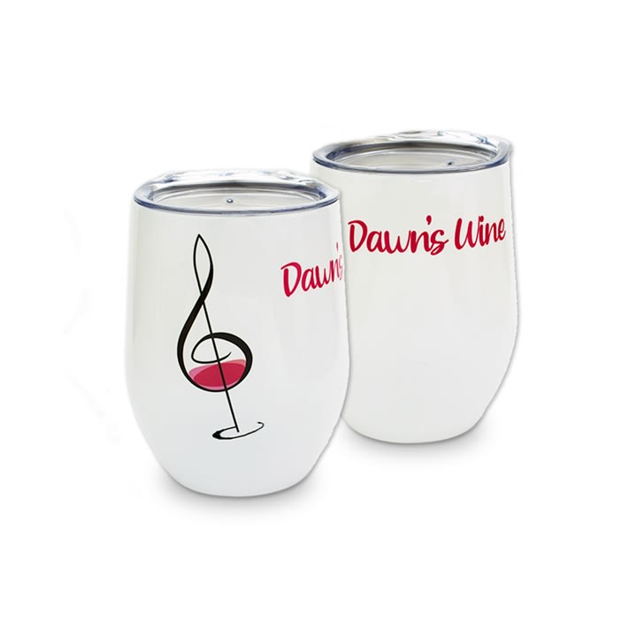 Tipsy Names Stemless Wine Glasses