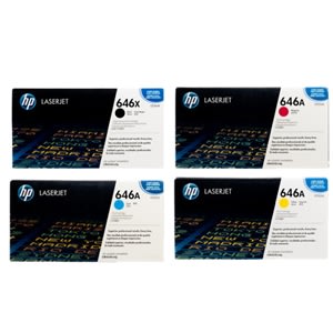 Genuine OEM HP Color LaserJet CM4540 Toner Set
