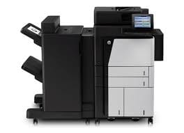 HP Color Enterprise flow M880z MFP A2W75A With Finisher - Brand New