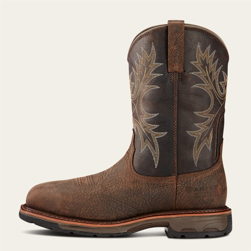 Ariat Men's WorkHog Waterproof Pull-On Boot (Composite Toe) - 10017420