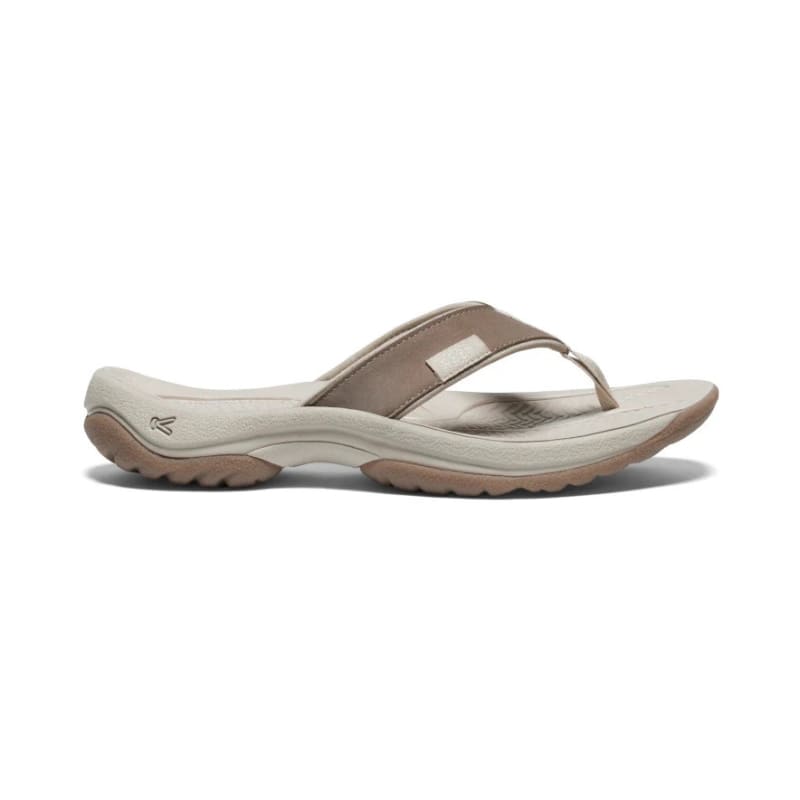 Keen Women's Kona Leather Flip-Flop Sandal (Brindle/Silver Birch) - 1029377