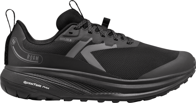 Keen Men's Roam Waterproof Trail Shoe (Solid Black) - 1032758