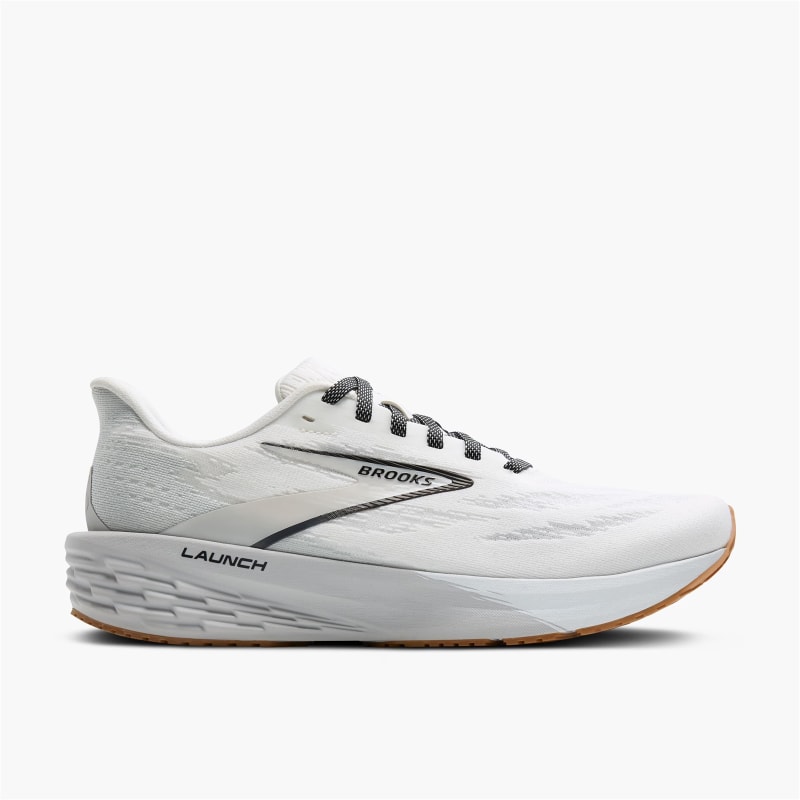 Brooks Men's Launch 11 (White/Grey/Gold) - 110450-135
