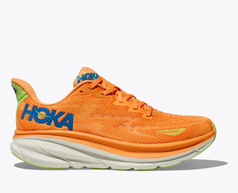 Hoka Men's Clifton 9 (Solar Flare/Lettuce) - 1127895-SLRL