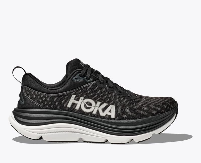 Hoka Men's Gaviota 5 (Black/White) - 1127929-BWHT
