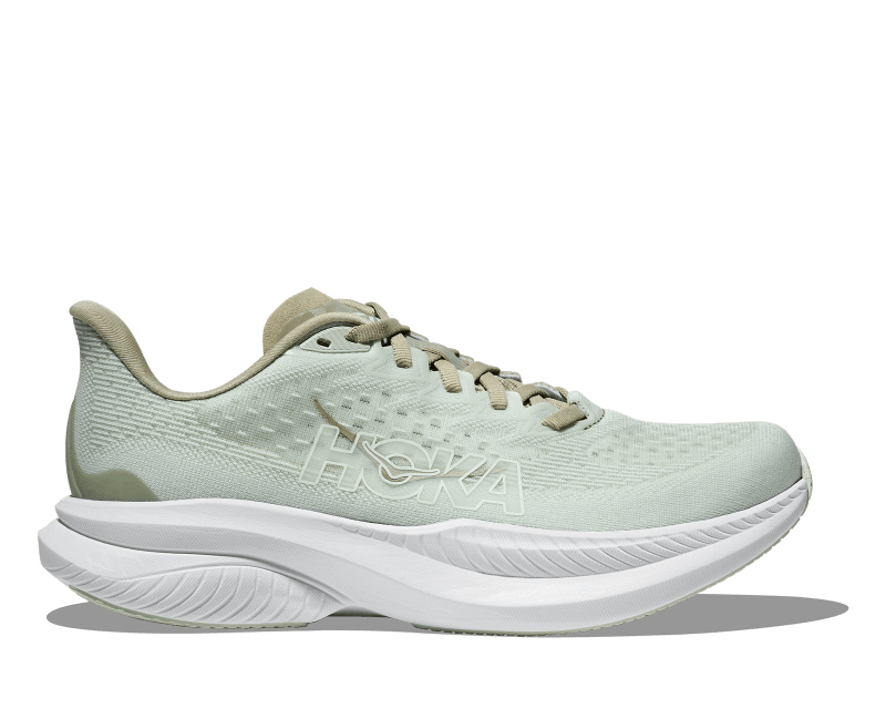 Hoka Women's Mach 6 (Oyster Mushroom/Truffle Salt) - 1147810-ORF