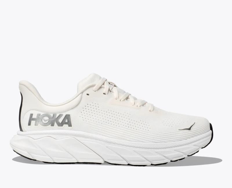 Hoka Men's Arahi 7 (Blanc De Blanc/Steel Wool) - 1147850-BDBSW