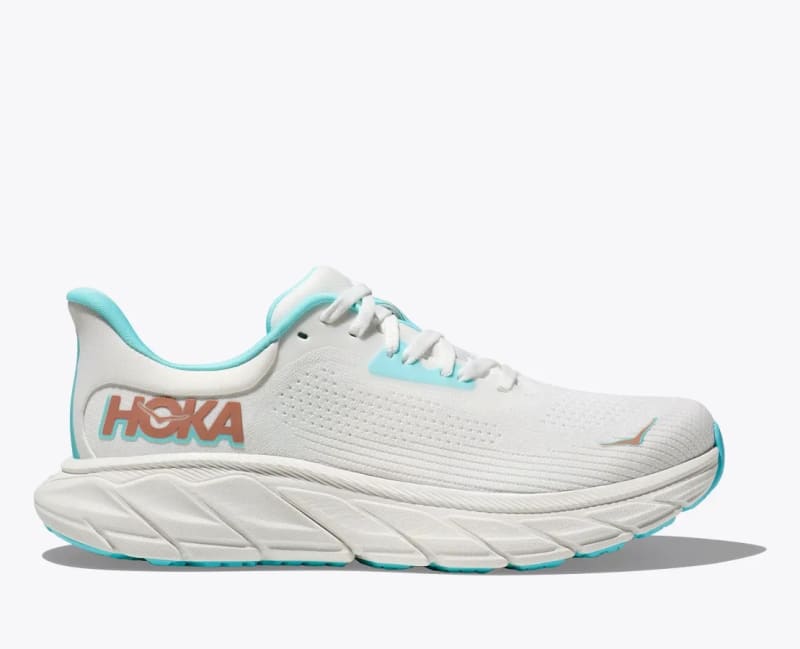 Hoka Women's Arahi 7 (Frost/Rose Gold) - 1147851-FTRS