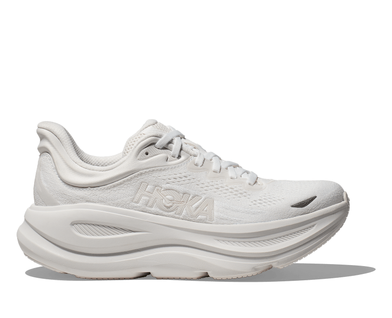 Hoka Men's Bondi 9 (Solid White) - 1162011-WWH