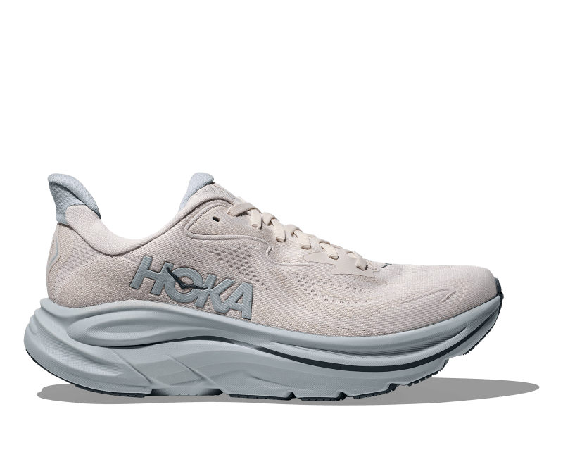 Hoka Women's Clifton 10 (Grout/Mineral Blue) - 1162031-GRTM