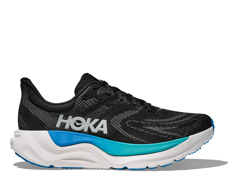 Hoka Men's Arahi 8 (Black/Skyward Blue) - 1168690-BKSK