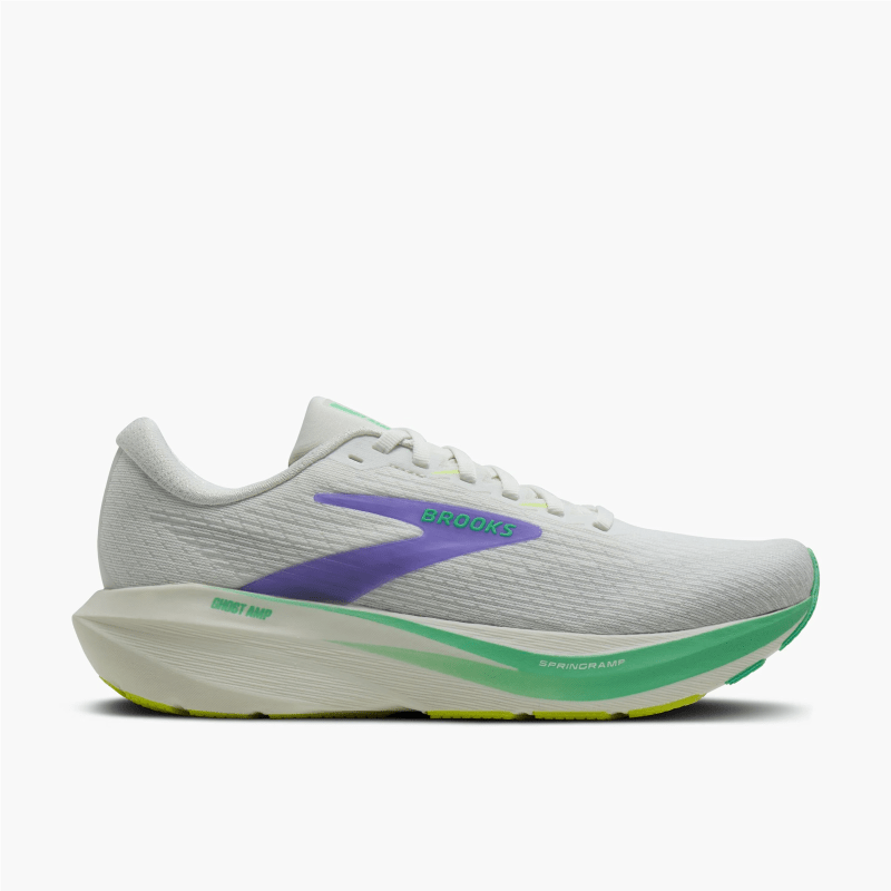 Brooks Women's Ghost Amp (Grey/Paradise Green) - 120486-045
