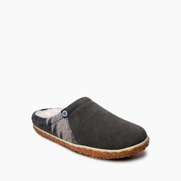 Minnetonka Women's Tahoe Clog Slipper (Grey Multi) - 40134