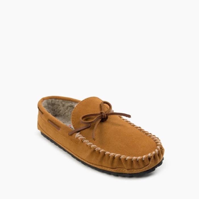 Minnetonka Men's Casey Moccasin Slipper (Cinnamon) - 4154