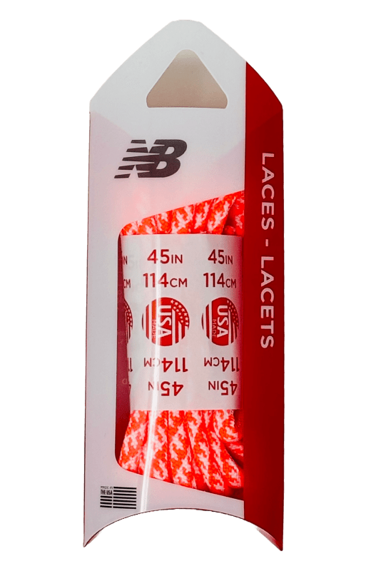45" Laces (Scarlet/White) | Thompson Shoes